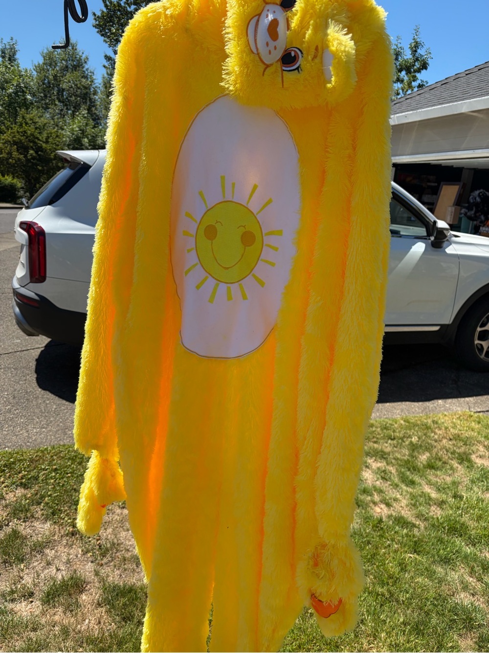 Care Bears Sunshine Adult XL Onesie Costume - Picture 2 of 10